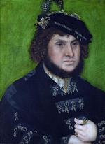 欧洲12-19世纪油画四_CRANACH, Lucas the Elder - Portrait of Johann the Steadfast